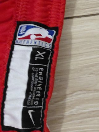 Pantaloncini Nike Chicago Bulls Rossi vintage