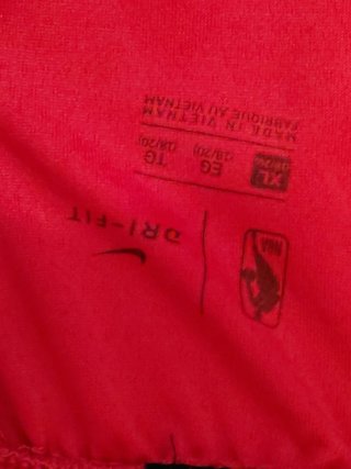 Pantaloncini Nike Chicago Bulls Rossi vintage