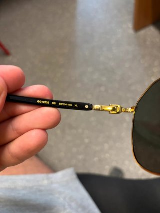 Gafas de Sol Gucci Modelo GG1220S-001 Dorado/Negro