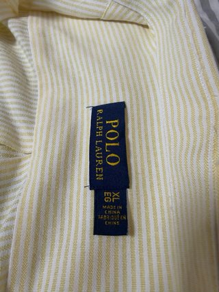 Camisa Polo Ralph Lauren Rayas Amarillas