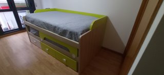 Cama nido 105cm + mueble auxiliar
