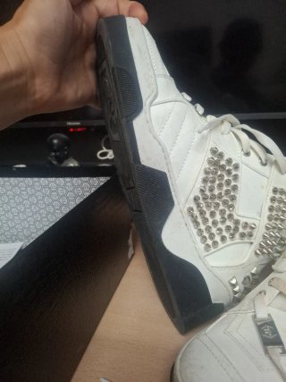 Botas Philipp Plein Blancas con Tachuelas
