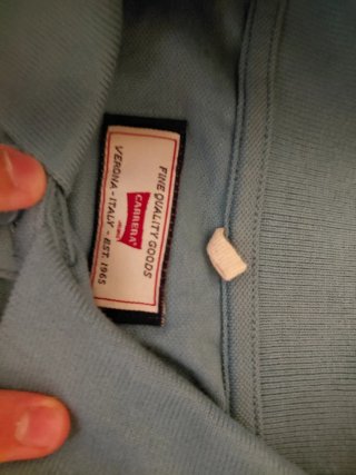 Polo Carrera Blu Taglia M