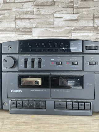 Boombox Philips AW7520 Radio Stereo Cassette