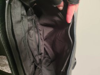 Bolso negro de polipiel
