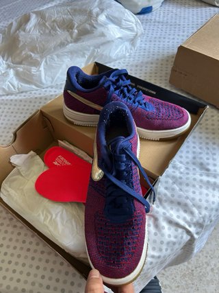 Zapatillas Nike Flyknit Azul/Rojo