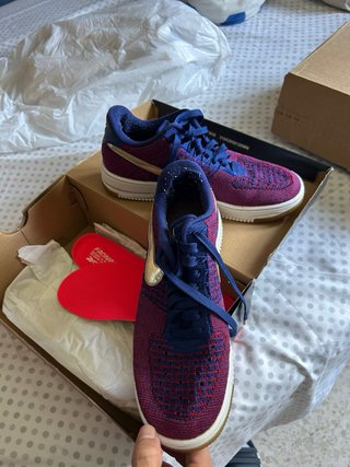 Zapatillas Nike Flyknit Azul/Rojo