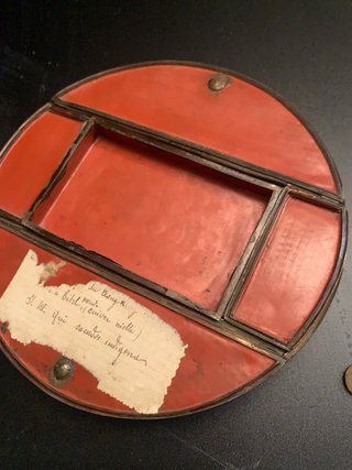 Scatola portafiche e carte da gioco