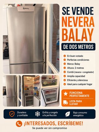 Nevera Balay 2 metros