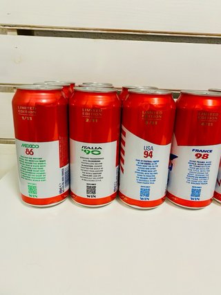 Latas Budweiser Mundial Edición Limitada