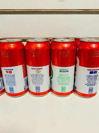 Latas Budweiser Mundial Edición Limitada