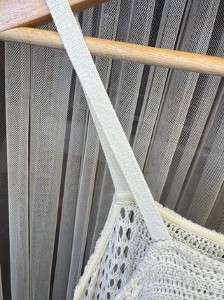 Vestido blanco de crochet