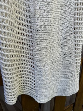 Vestido blanco de crochet