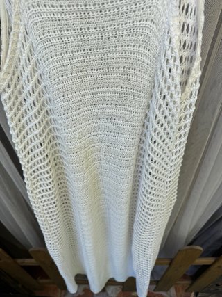 Vestido blanco de crochet