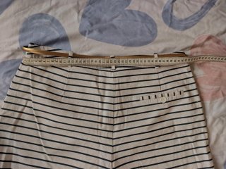 Zara Shorts Rayas Doradas Talla XL