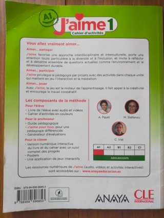 J'AIME texto+ejercicios 1ESO