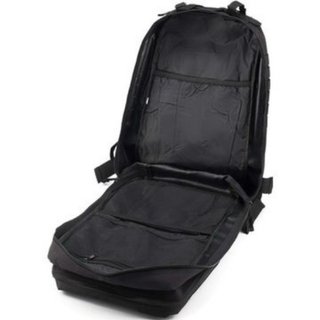 Mochila Táctica 50L + 2 Parches Negra