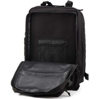 Mochila Táctica 50L + 2 Parches Negra