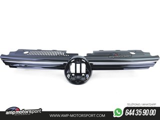 PARRILLA DELANTERA VW GOLF 8 2020-- LUZ DIURNA NEGRO/CROMO