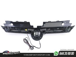 PARRILLA DELANTERA VW GOLF 8 2020-- LUZ DIURNA NEGRO/CROMO