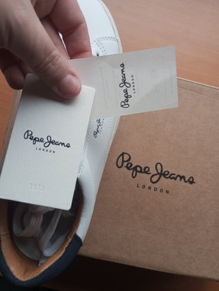 Tenis Pepe Jeans Yogi Blancos Nuevos. Talla 40