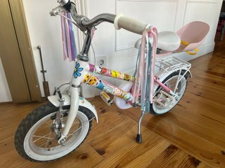 Bicicleta infantil rosa 4 años