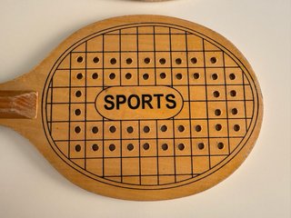 Racchette da spiaggia in legno con palline