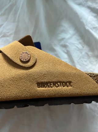Zuecos Birkenstock Boston Beige
