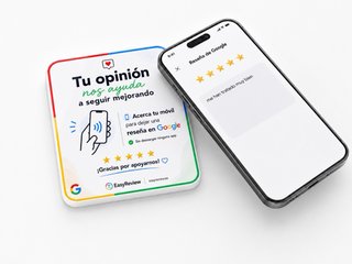 Placa NFC Google Recensioni per aziende