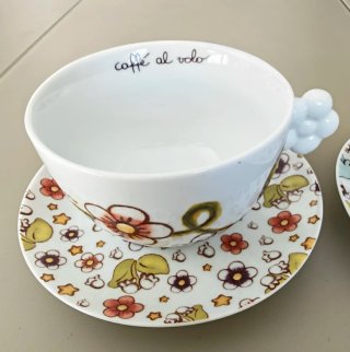 Coppia Tazze Grandi Colazione THUN Coniglio Magico
