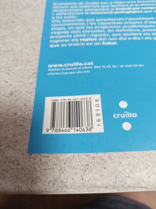Matemàtiques, 4 ESO. Ed. Cruïlla, Construïm