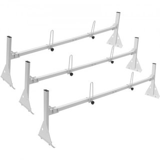 Van Roof Ladder Rack, 3 Bar Alloy Steel Ladder Racks with