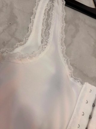 Conjunto Corset Amarillo y Blanco