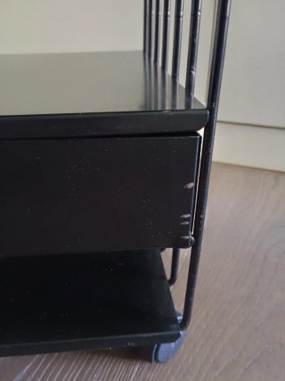 Robots cassettiera Zen con ruote design Anni '80