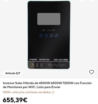 Inversor Solar Híbrido SUMRY 4500W-7200W