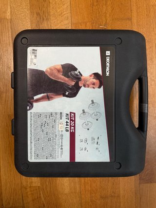 Maletín Mancuernas 20KG Decathlon
