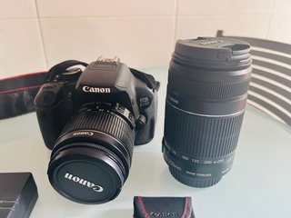 Canon 650D + 2 objetivos
