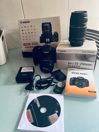 Canon 650D + 2 objetivos
