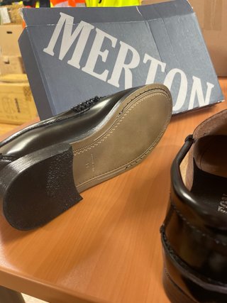 Mocasines de piel negros