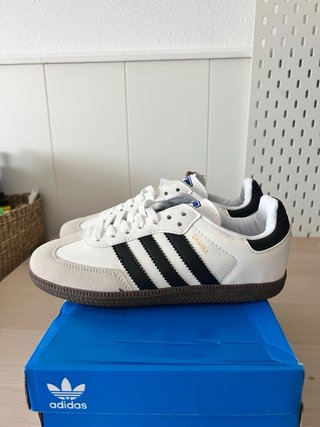 Adidas Samba Beige/Blanco Talla X