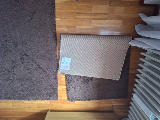 2 Alfombras Marrones para Cama