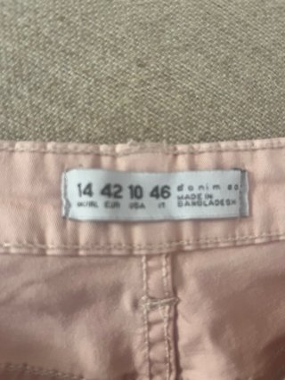 Pantalón corto rosa talla L