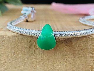 Charm Aguacate Lazo Corazón - Plata
