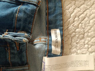 Pantalón vaquero cargo Brownie azul