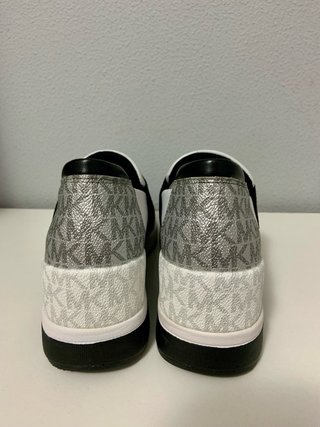 Zapatillas Michael Kors Blancas/Negras/Plateadas