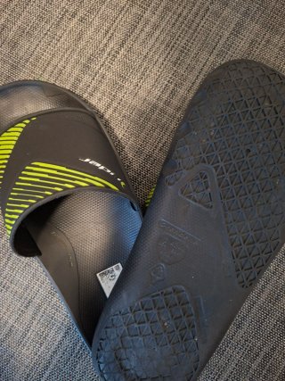 Chanclas Rider Hombre Negro y Verde