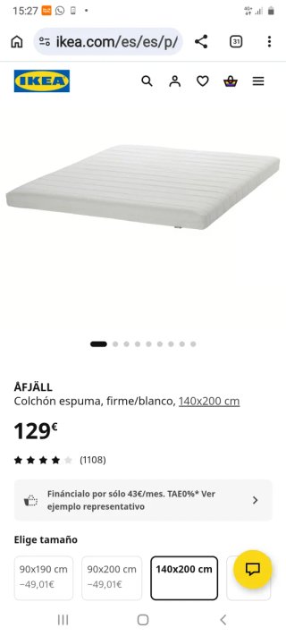 Cama nido Ikea Hemnes blanca