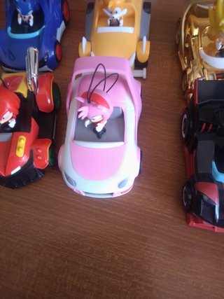 Set 6 Macchinine Sonic Calamity Cars +2doppioni
