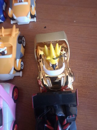 Set 6 Macchinine Sonic Calamity Cars +2doppioni