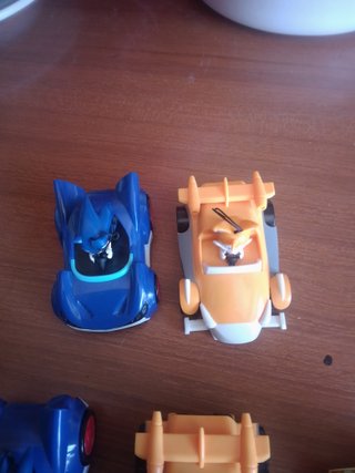 Set 6 Macchinine Sonic Calamity Cars +2doppioni